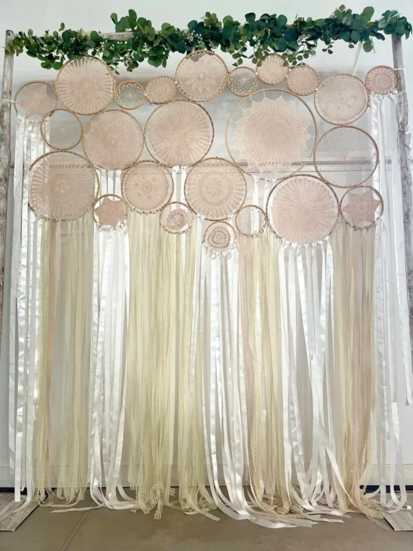 Boho theme photo booth
